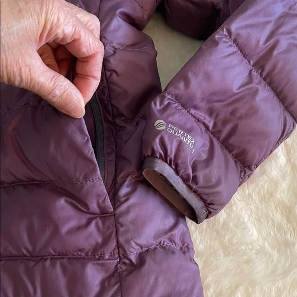 REI 2tone Lavender Hooded Puffer Jacket SZ 6-7 - Picture 2 of 7